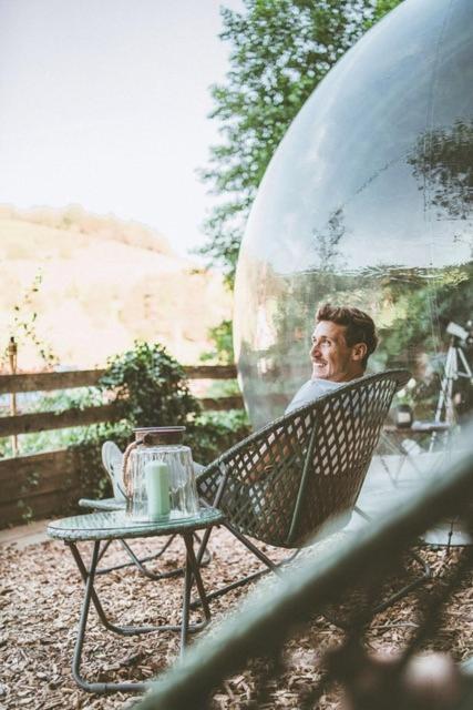 Living Timeless- Bubble Tent Elzach Inklusive Hot Tube Badefass- Schlafen Unterm Sternenhimmel Exterior photo