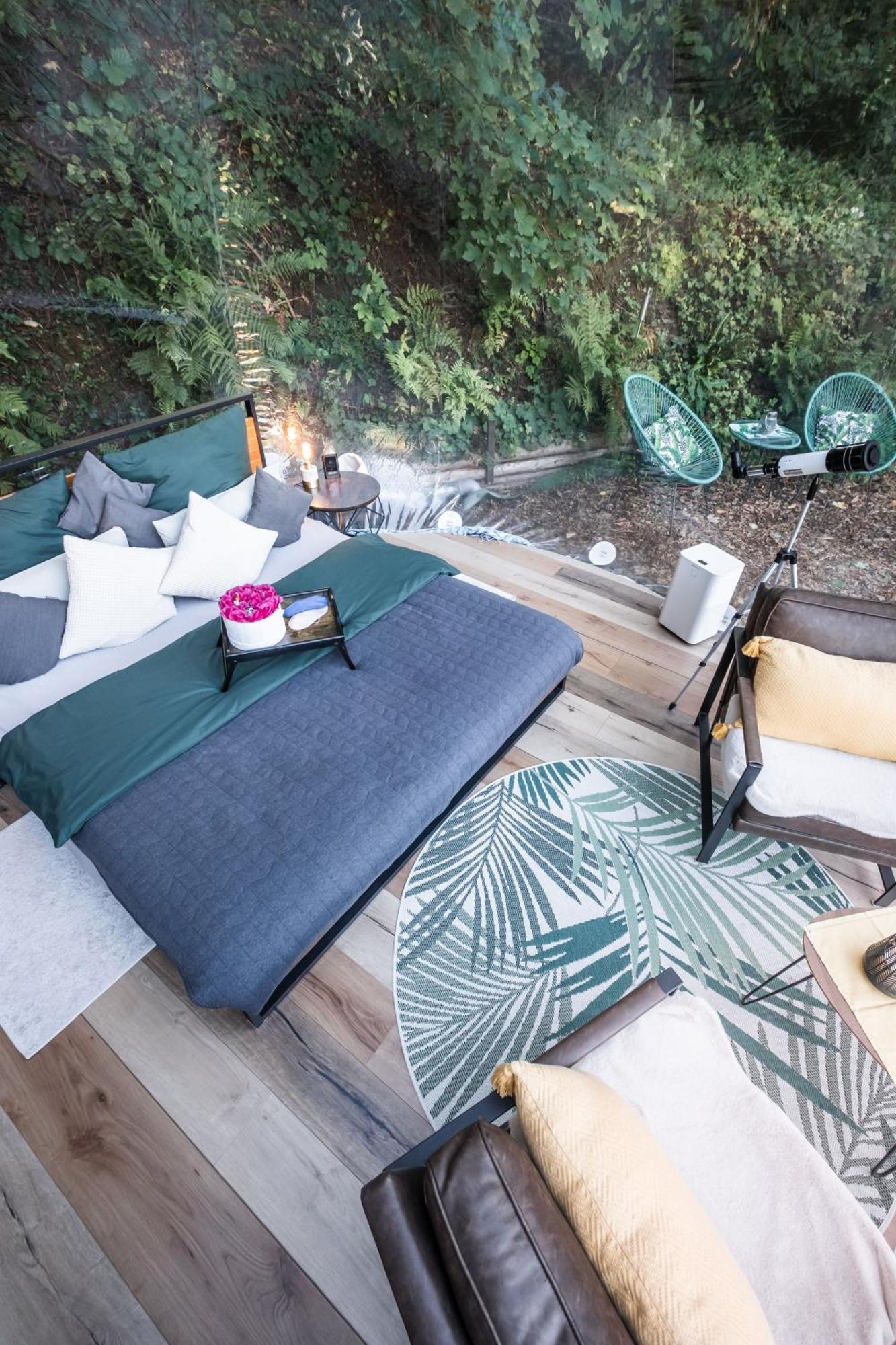 Living Timeless- Bubble Tent Elzach Inklusive Hot Tube Badefass- Schlafen Unterm Sternenhimmel Exterior photo